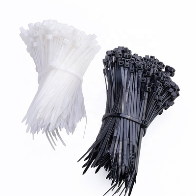 3.0*200 Black Nylon Zip Cable Ties 200mm Durable Multi Purpose Straps