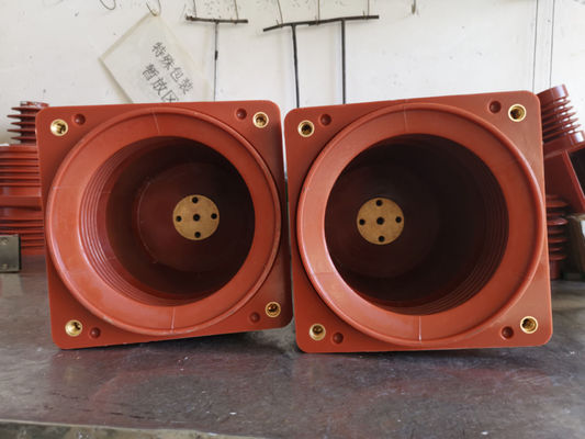 4000A 24kV HV Spout Epoxy Resin Insulator , Epoxy Resin Cast Bushing With 5 Holes