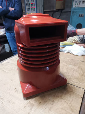 3150A 24kV HV Spout Epoxy Resin Insulator , Epoxy Resin Cast Bushing