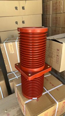 180*180*550 36kv Casting Resin Wall Bushing Insulation  Cross Single Copper Bus-Bar In Switchgear