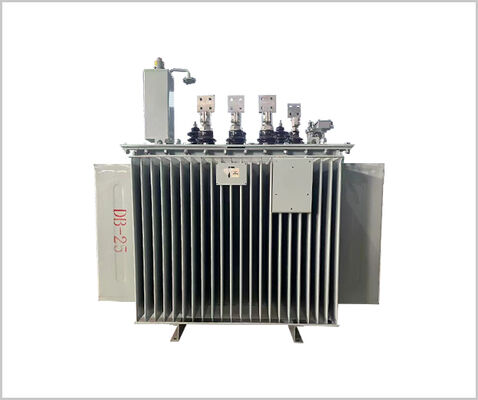 11 kV/0,415 kV driefasige in olie ondergedompelde koperen wikkelingstransformator